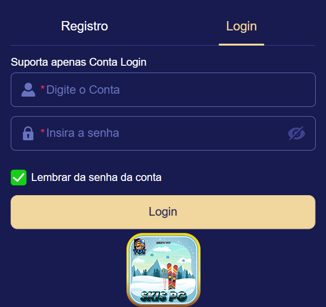 Login seguro na skispg.com