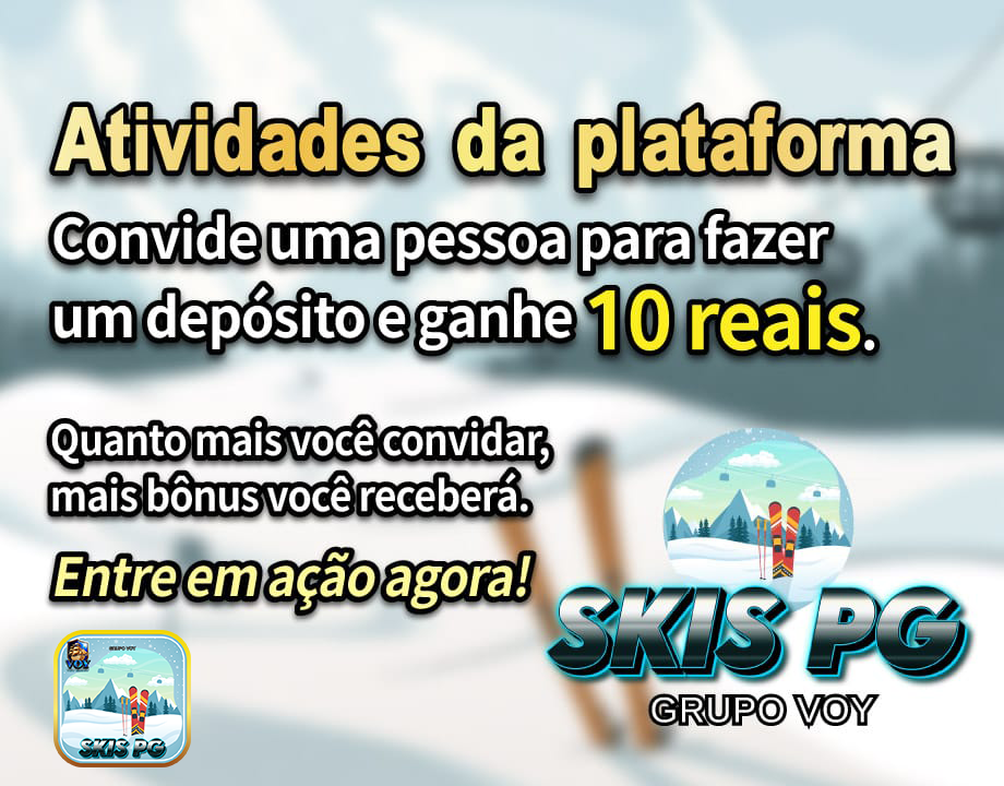 Imagem promocional da skispg.com mostrando a plataforma e suas vantagens